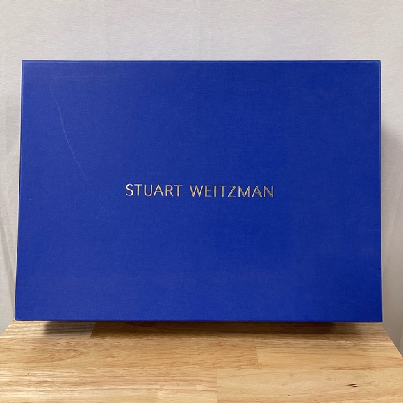 Stuart Weitzman Thalia Leather Combat Lace-up Boots in Ivory NWT - Picture 9 of 9